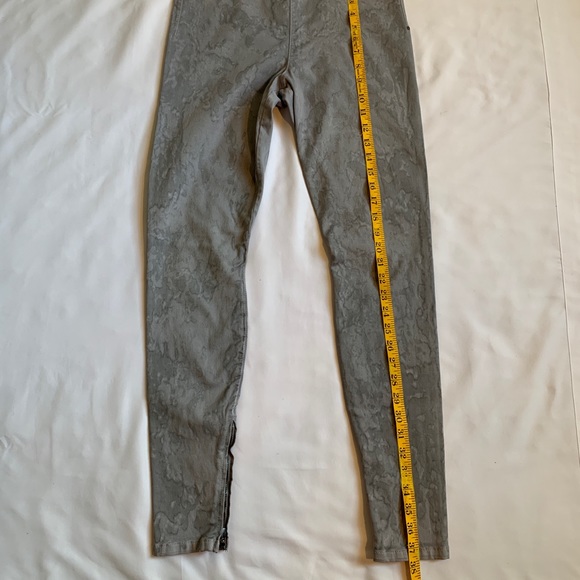 Joe’s Jeans Grey Monument Leggings Zip Ankle Sz L - Picture 4 of 8